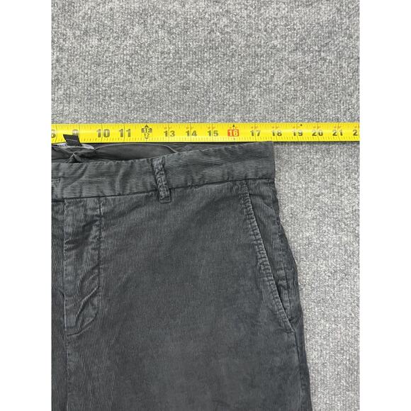 James Perse Corduroy Chino Pants 36 Work Italy Made Casual Utility Preppy Black - Picture 9 of 13